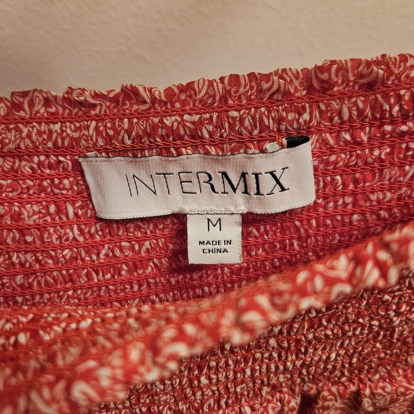 INTERMIX Rena Printed Ruffle Mini Skirt - Picture 3 of 5